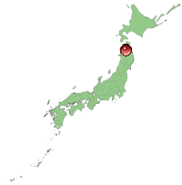 日本地図上の位置