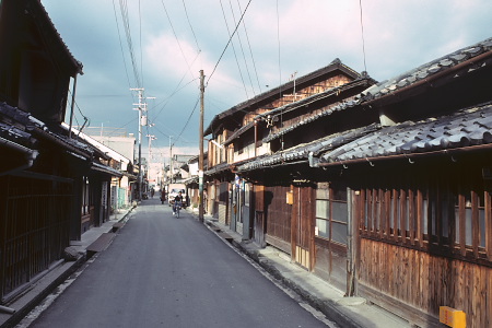 藺町通りの町並み