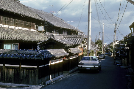 竹内街道の町並み