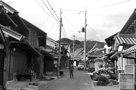 竹内街道の町並み