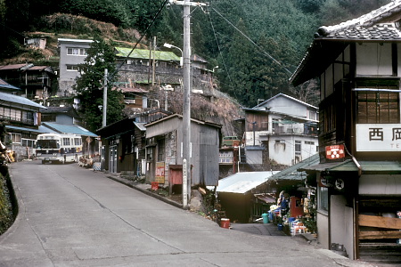 十津川と上湯川の分岐点