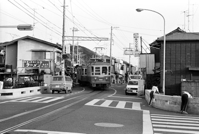 腰越～江ノ島の併用軌道