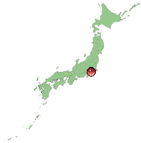 日本地図上の位置