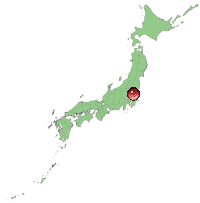 日本地図上の位置