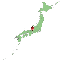 日本地図上の位置