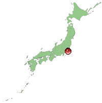 日本地図上の位置