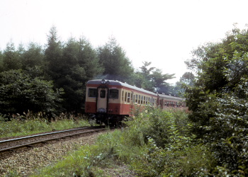 常紋信号場での貨物列車交換