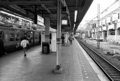 地平時代の東北本線ホーム