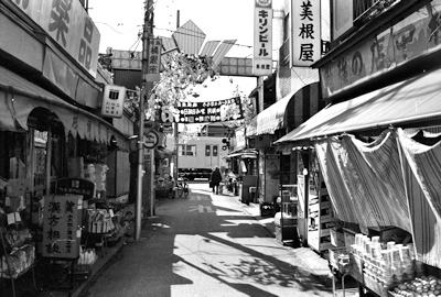 橘銀座商店街の北端