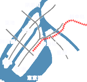 晴海臨海鉄道の所在地