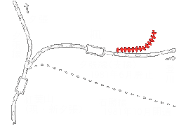 楓炭鉱付近の地図