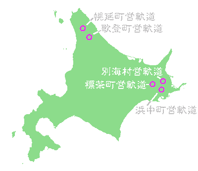 北海道の地図