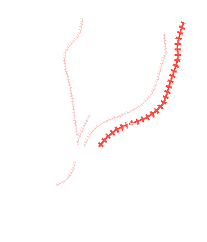 住友セメント専用線の地図