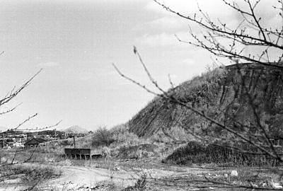 鴨生付近の炭鉱跡