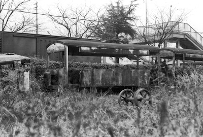 単端式ガソリンカーの廃車体